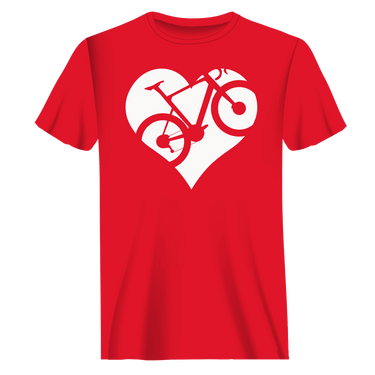 Heart Bike T-Shirt for Men